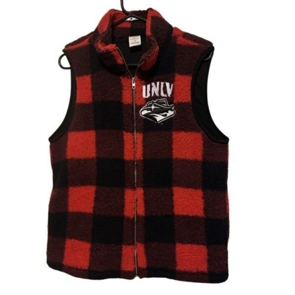 UNLV PINK Victorias Secret Size Large Collegiate Collection Sherpa/Fleece Vest